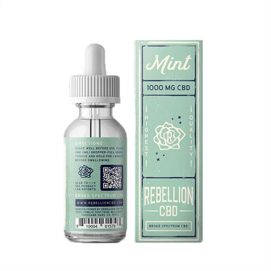 Rebellion CBD - CBD Tincture - Mint - 500mg