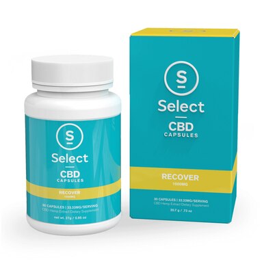 Select CBD - CBD Capsule - Recover - 33.3mg