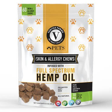Veritas Farms - CBD Pet Edible - Full Spectrum Skin and Allergy Chews - 10mg